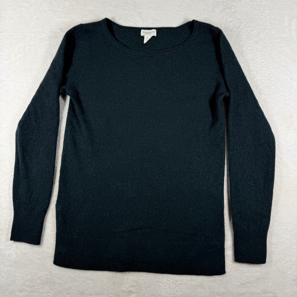 Club Monaco Cashmere Scoop Neck Pullover Sweater Dark Green Teal Womens Medium